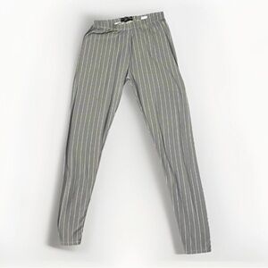 Streetwear Society Grey Stripped Butter Soft Leggings XL Women’s Size Medium